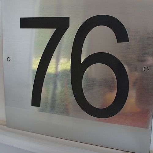 Numéro de Maison Chiffre Moderne Extérieur 20 cm, Plaque Numéro de